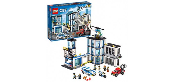 Fnac: LEGO City Le commissariat de police (60141) à 55,99€ au lieu de 69,99€