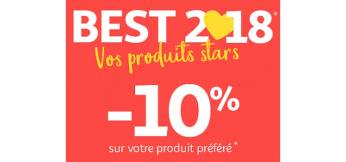 Auchan: 10% de réduction sur votre produit préféré