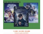 Cultura: 20 DVD pour 80€ au lieu de 9,99€ l'unité