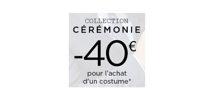 Brice: 40€ de réduction immédiate sur les costumes