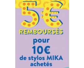 Pilot: 5€ remboursés pour 10€ de stylos édition limitée Mika de PILOT achetés