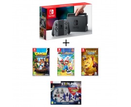 Auchan: Nintendo Switch + Crash Bandicoot + Starlink Starter Pack + Mario Lapins Crétins + Rayman à 359,99€