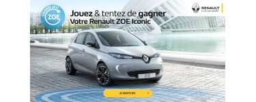 Renault: 1 Renault Zoe R110 à gagner
