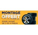 Norauto: Montage offert pour l'achat de 2 ou 4 pneus Good Year