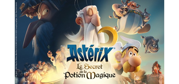 Femme Actuelle: 1 séjour au Parc Asterix, 10 DVD d'Asterix : Le Secret de la Potion Magique à gagner