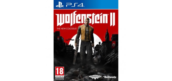 Cdiscount: Wolfenstein II The New Colossus PS4 à 6.99€ au lieu de 70€
