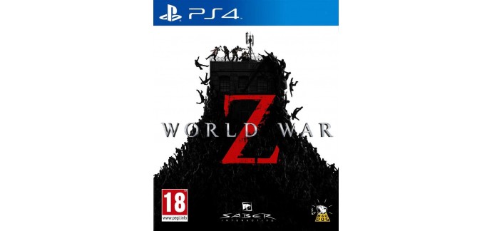 Amazon: Jeu World War Z sur PS4 à 28,49€ au lieu de 39,99€