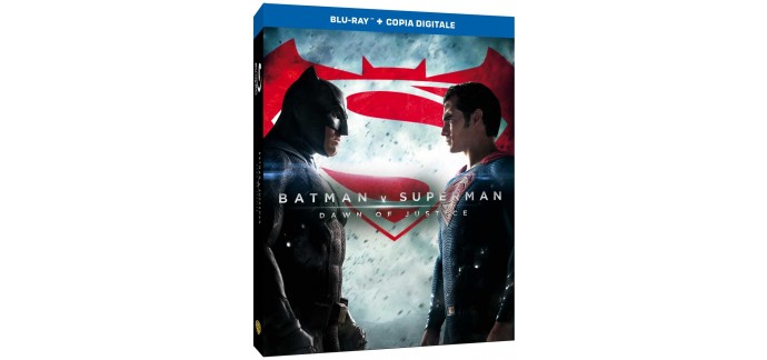 Amazon: DVD Blu-Ray Batman VS Superman, Dawn Of Justice à 6,26€ au lieu de 12,99€