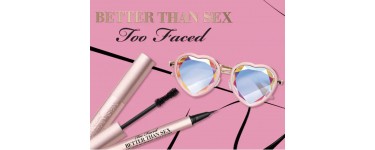 Sephora: 1 paire de lunettes offerte pour l’achat du mascara et du eyeliner Too Faced Better Than Sex