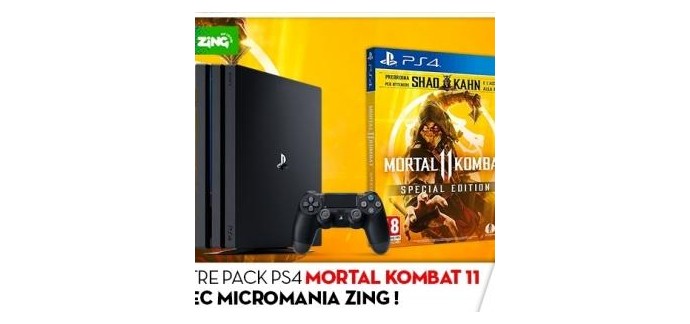 Virgin Radio: 1 pack PS4 PRO et le jeu Mortal KOMBAT 11 Edition Steelbook à gagner
