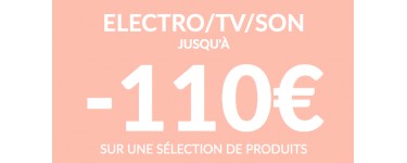 BUT: 110€ de réduction sur une sélection d'articles électro, tv et son