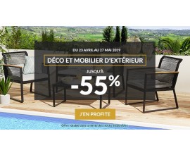 BUT: Jusqu'à 55% de réduction sur la déco et le mobilier d'extérieur