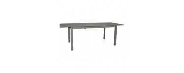 Jardiland: L'estivalier table exetensible L160/220 cm à 449.95€ au lieu de 549.95€