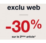 Celio*: Exclu web : 30% de réduction sur le deuxième article