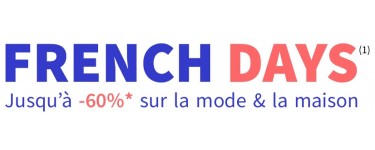 La Redoute: French Days : jusqu'à 60% de réduction sur la mode et la maison