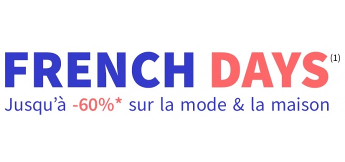 La Redoute: French Days : jusqu'à 60% de réduction sur la mode et la maison