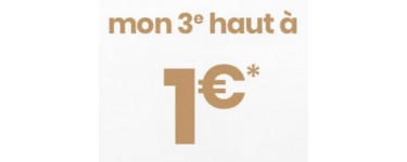 La Halle: Le 3ème haut à 1€ sur les articles signalés