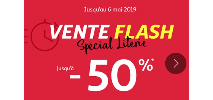 Auchan: Vente flash : jusqu'à 50% de remise sur la literie