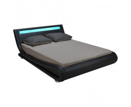Auchan: Lit avec éclairage led SLAVE + sommier 160x200cm à 284.90€ au lieu de 499€