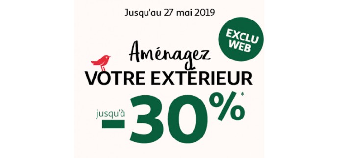 Auchan: Exclu web : Jusqu'à 30% de réduction les rayons jardin et bricolage