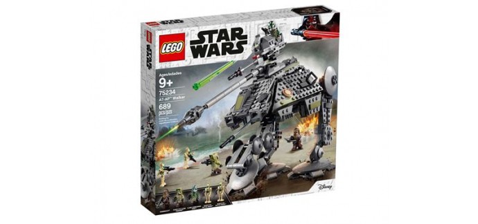 Fnac: Jeu de construction Lego Star Wars AT-AP (75234) à 43,92€ au lieu de 54,90€