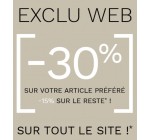 Brice: Exclu web : 30% de réduction sur votre article préféré, 15% de réduction sur tout le reste