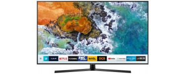 Darty: TV 43" Samsung 4K UHD, HDR, LED, Smart TV (UE43NU7405) à 399,99€ au lieu de 499,99€