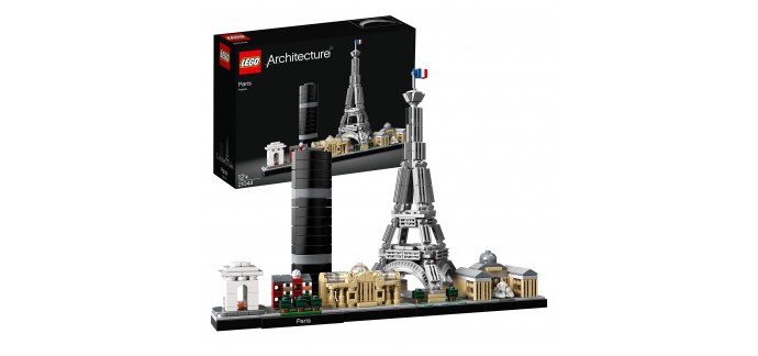 Amazon: Jeu de construction Lego Architecture - Paris (21044) à 36,90€