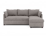 Conforama: Canapé d'angle réversible convertible 4 places Andy gris à 399€ au lieu de 787,50€