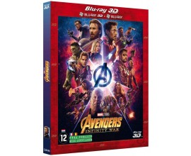 Amazon: Coffret Blu-Ray Combo 2D/3D Avengers Infinity War à 26,90€ au lieu de 39,99€