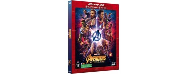 Amazon: Coffret Blu-Ray Combo 2D/3D Avengers Infinity War à 26,90€ au lieu de 39,99€