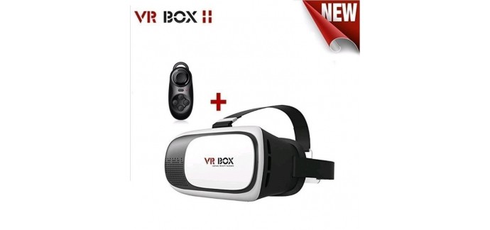 Cdiscount: Casque de réalité virtuelle Box 2 VR Virtual Reality 3D Video Glasses Cardboar à 8.43€