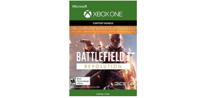 CDKeys: Battlefield 1 Revolution et Battlefield 1943 sur Xbox One en version dématérialisée à 3,39€