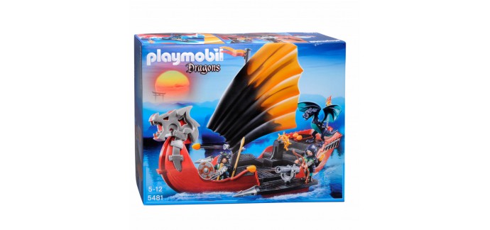 La Grande Récré: Jeu de construction Playmobil Vaisseau d'attaque du dragon (5481) à 22€ au lieu de 49,99€