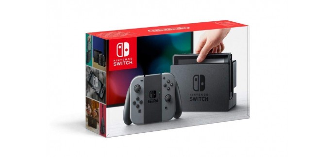 Amazon: Console Nintendo Switch avec paire de Joy-Con gris à 269,99€ au lieu de 299€