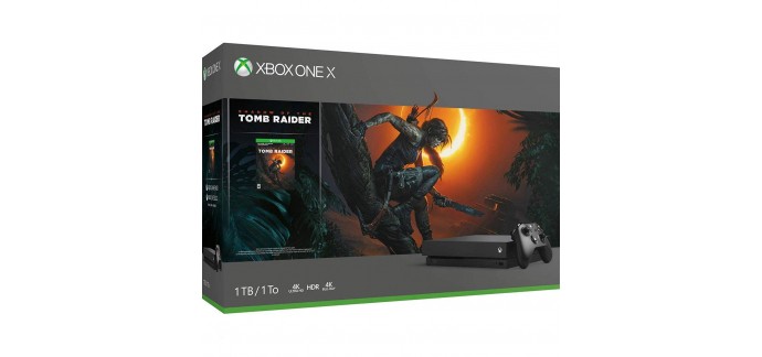 Amazon: Pack Xbox One X 1 To - Shadow of The Tomb Raider à 359€
