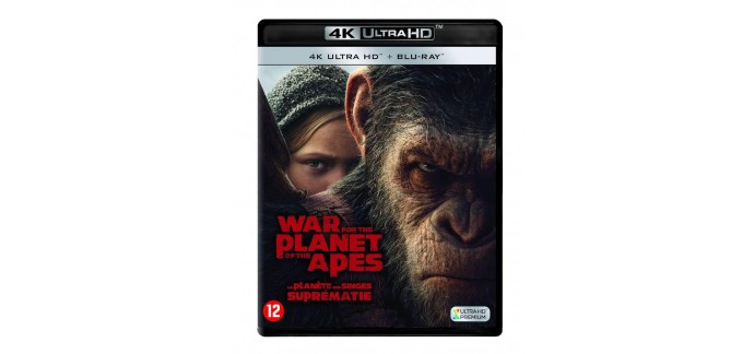 Amazon: La Planète des Singes : Suprématie en Blu-Ray 4K UHD à 11,78€ au lieu de 22,42€