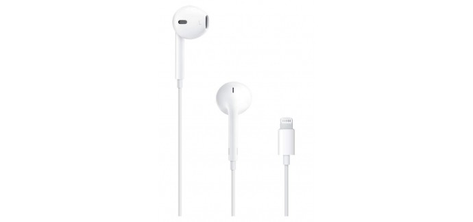 Amazon: Ecouteurs Apple EarPods avec Connecteur Lightning à 16,99€