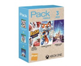 Fnac: 3 jeux Xbox One Rush Une aventure Disney Pixar, Super Lucky's Tale, Disneyland Adventures à 39.99€