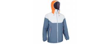 Decathlon: Veste imperméable de voile Tribord Sailing 100 pour Homme en gris orange à 16€ au lieu de 25€