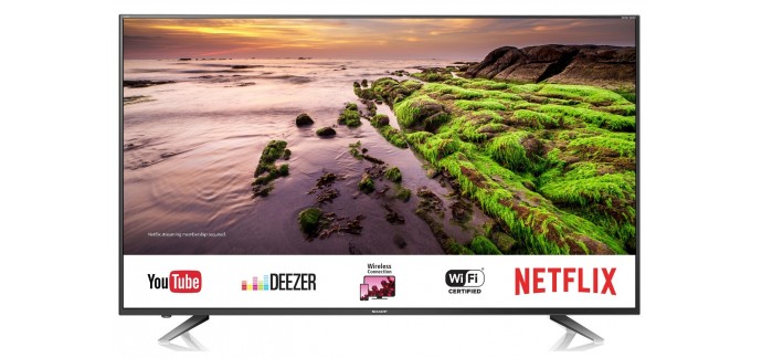 Darty: TV 70" Sharp LED, 4K UHD (LC-70UI7652E) à 799,99€ au lieu de 899,99€