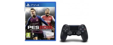 Fnac: Pro Evolution Soccer 2019 sur PS4 + Manette Sony Dual Shock 4 V2 à 74,99€