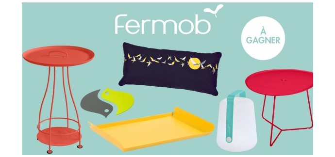Marie Claire:  6 accessoires et petit mobilier de jardin Fermob à gagner