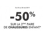 GÉMO: 50% de réduction sur la deuxième paire de chaussures enfant