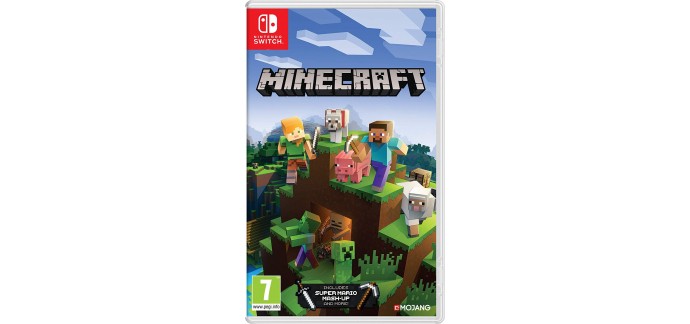 Amazon: Jeu Minecraft sur Nintendo Switch à 17,99€
