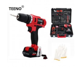Cdiscount: Perceuse visseuse TEENO sans fil PSR 21V+ 2 batteries + 41 accessoires à 59€ au lieu de 147.50€