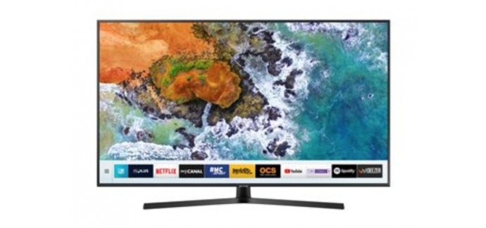 Fnac: TV Samsung UE50NU7405 UHD 4K 50" à 599.99€ au lieu de 699.99€