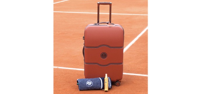 Delsey: 1 valise CHATELET Roland Garros édition et une serviette CARRE BLANC à gagner