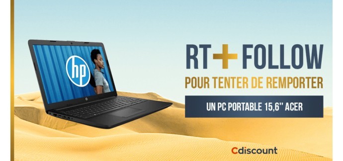 Cdiscount: Tentez de gagner 1 ordinateur portable HP d'une valeur 320 euros