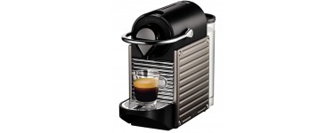 Amazon: Machine à café automatique - Nespresso Pixie - Titane Électrique - Krups YY1201FD à 94.99€